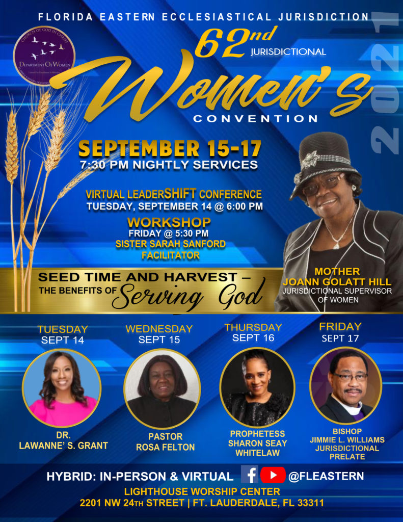 Jurisdictional Women’s Convention Florida Eastern Jurisdiction COGIC